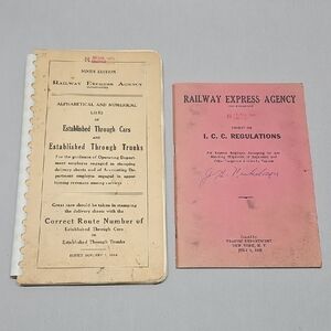 Railway Express Agency Established Through Cars & Trunks I.C.C. Regulations